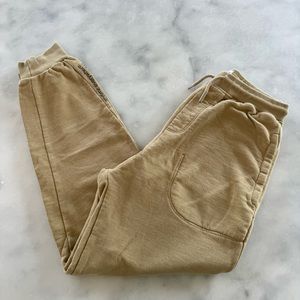 Zara boys jogger sweatpants. khaki. 13-14yrs.